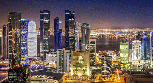 Doha về đêm lung linh ánh sáng, lộng lẫy như khu vườn cổ tích. Ảnh: Traveltheworldfans