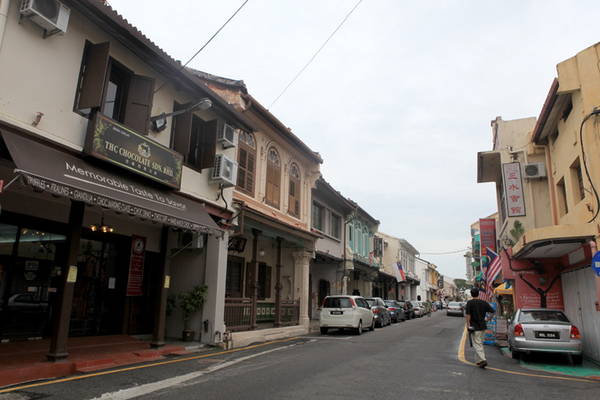 Phố Hoa kiều ở Malacca - Ảnh: Thủy Trần