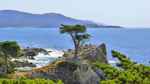 Đường 17-Mile, California: Tuyến đường 17-Mile trải dọc bán đảo Monterey, đưa du khách qua những khu rừng Del Monte, các vách đá hùng vĩ với đàn hải cẩu ồn ào. Bạn còn có cơ hội chiêm ngưỡng hoàng hôn tuyệt đẹp trên Thái Bình Dương. Ảnh: Lovelystuffaccordingtome/Wordpress.