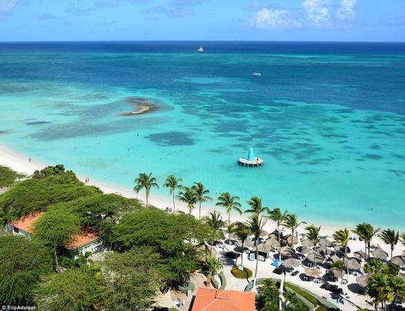 3. Bãi biển Eagle, Aruba, Caribbean như tranh với bờ cát trắng tinh và nước biển màu ngọc lam tuyệt đẹp - Ảnh: TripAdvisor