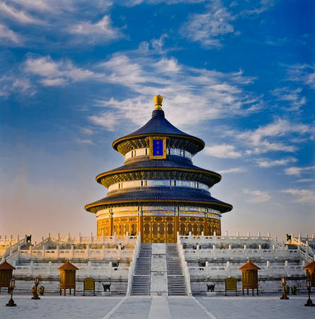 Thiên Đàn là nơi có kiến trúc rất ấn tượng mang đậm nét Trung Hoa.