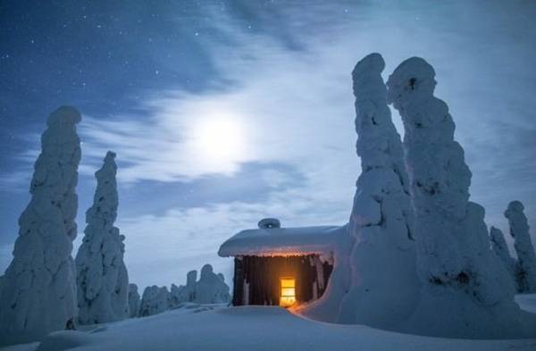 Lapland lạnh đến -50 vào mùa đông