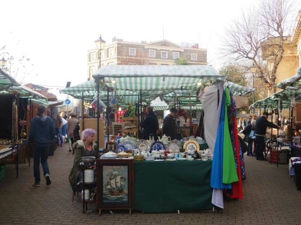 Chợ Vintage ở Greenwich - Ảnh: KIM NGÂN