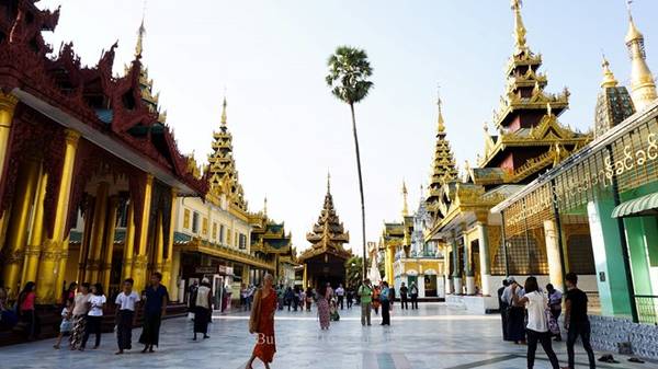 Chùa Shwedagon hay Chùa Vàng ở Yangon được coi là ngôi chùa linh thiêng nhất Myanmar. Tại đây lưu giữ 4 báu vật thiêng liêng đối với các tín đồ Phật giáo, gồm cây gậy của Phật Câu Lưu Tôn, cái lọc nước của Phật Câu Na Hàm, một mảnh áo của Phật Ca Diếp, và 8 sợi tóc của Phật Thích Ca. Stupa dát vàng của chùa cao 98 m. Chùa lại nằm trên đồi Singuttara, từ đây có thể quan sát được cả thành phố Yangon.