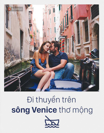 Không thể bàn cãi nhiều về sự lãng mạn đã quá nổi tiếng của Venice (Ý) - nơi hàng năm thu hút hàng trăm nghìn cặp đôi đến thăm, chỉ để ôm nhau khi xuôi theo dòng Venice, hoặc ngồi trên bờ ngắm cuộc sống trôi qua thật bình yên tự tại.