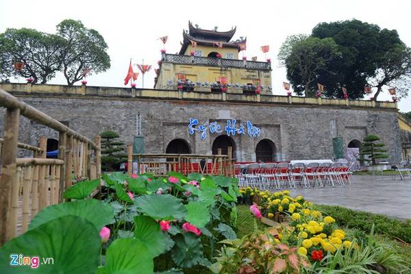 Hoàng Thành Thăng Long nơi gắn liền với lịch sử kinh thành Thăng Long xưa tọa lạc tại khu vực trung tâm của thủ đô Hà Nội được công nhận di sản văn hóa thế giới năm 2010. Ảnh: Anh Tuấn. 