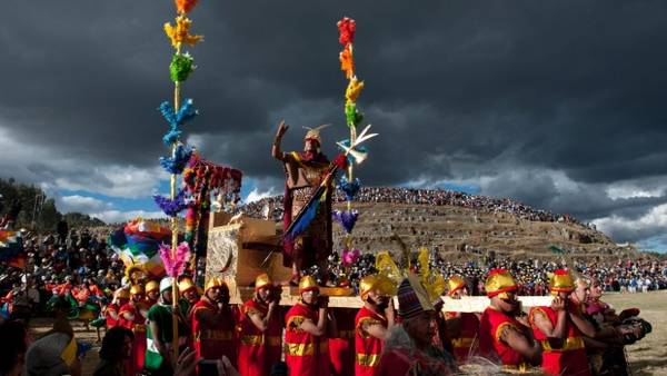 Inti Raymi là lễ hội tôn vinh thần Mặt trời - vị thần tối cao của người Inca.