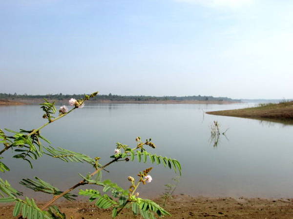 Một góc hồ Sông Ray nhìn từ bờ hồ phía tây nam thuộc xã Xuân Sơn, huyện Châu Đức - Ảnh: Nguyễn Thiên Đăng