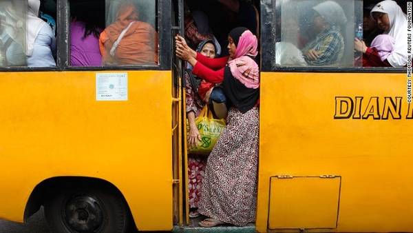 Phụ nữ ở Jakarta (Indonesia) rất ủng hộ ý tưởng có các toa tàu dành riêng cho phụ nữ để tránh bị quấy rối.