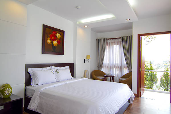Khách sạn có nhiều dạng phòng cho du khách thỏa sức lựa chọn. 