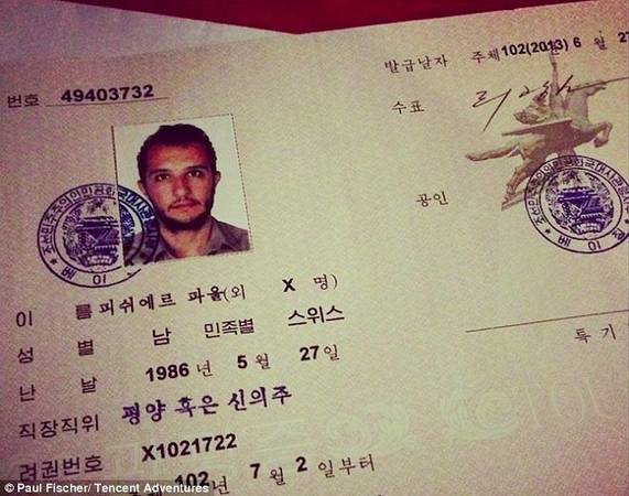 Trên visa Triều Tiên cấp cho du khách, đó là năm 102 chứ không phải 2013, vì năm ở đây được tính từ năm sinh của cố chủ tịch Kim Il-Sung, năm 1911.