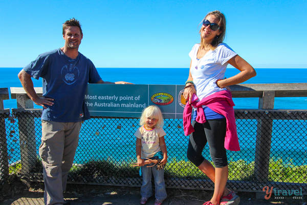 Tại ngọn hải đăng vịnh Cape Byron, New South Wales, Australia.