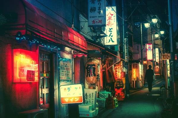 Là nhiếp ảnh gia nghiệp dư, Masashi Wakui hoàn toàn có thể nắm bắt được những góc ảnh ấn tượng của thành phố nơi anh sống khi đêm xuống.