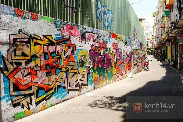 Con hẻm Graffiti giữa lòng Sài Gòn