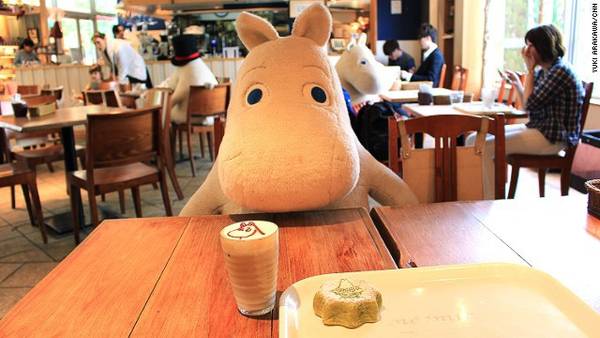 Quán cà phê Moomin House ở Tokyo 