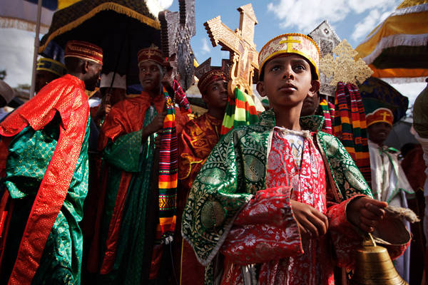 Timkat là lễ hội tuyệt vời nhất trong năm của người Ethiopia. Ảnh: Mitchellkphotos.