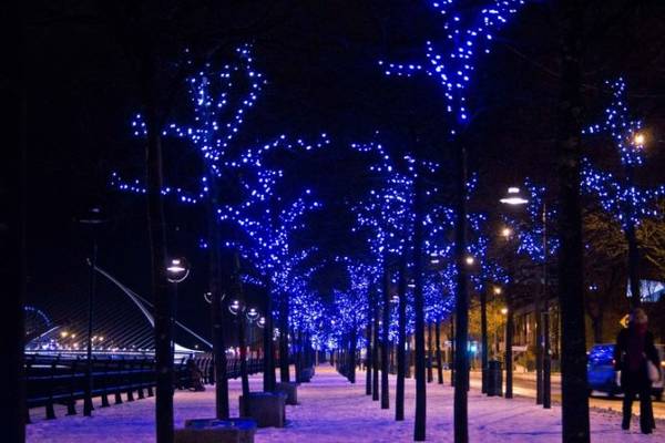 Thành phố Dublin của Ireland quyến rũ hơn trong mùa Giáng sinh. 