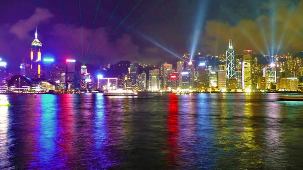 Du lich Hong Kong - Hồng Kông rực rỡ vào ban đêm