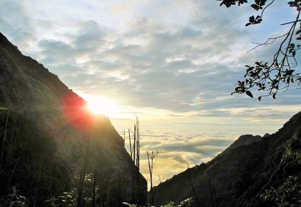 Mặt trời nhô ra khỏi núi từ rất sớm nên du khách muốn thu trọn bình minh thì phải khởi hành từ mốc 2.800 m vào khoảng 3h30 - 4h sáng.