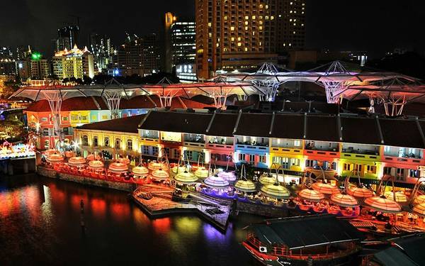 ClarkeQuay - điểm đến cho sinh hoạt ẩm thực và hoạt động giải trí tại Singapore