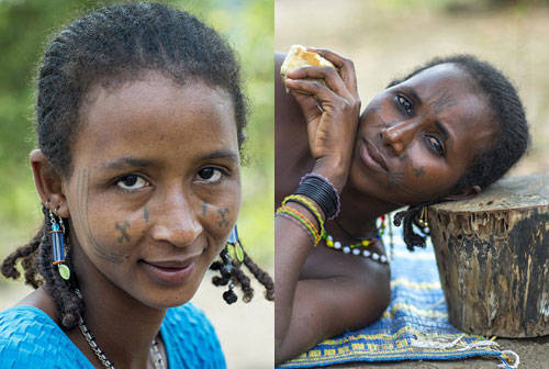 Khi một người phụ nữ tạo ra nhiều vết sẹo có nghĩa là họ đã sẵn sàng để kết hôn. Ảnh: Ethioscoop.