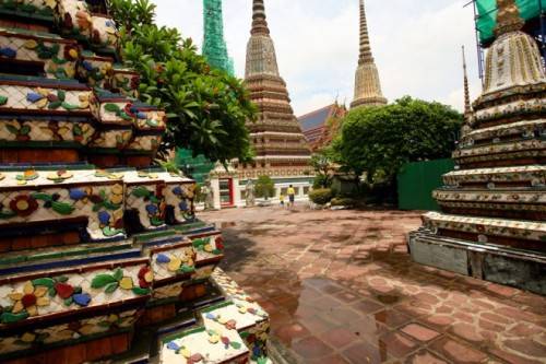  Một góc ngôi đền Wat Pho.