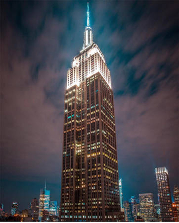 Tòa nhà Empire State, New York, Mỹ.
