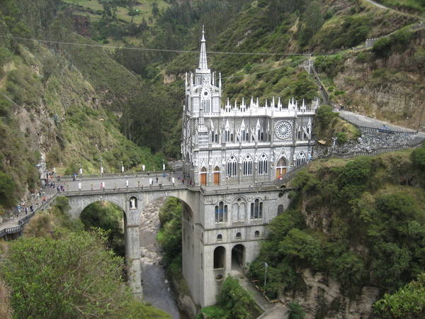 Nhà thờ Las Lajas Sanctuary, Columbia.