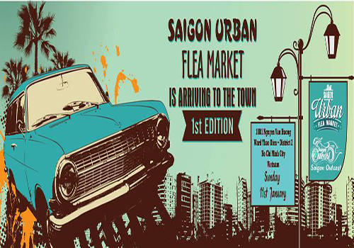 Saigon Urban Flea Market - không gian mua sắm mở ở Sài Gòn.