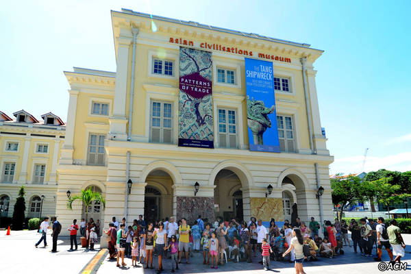 Bảo tàng Văn minh châu Á là một trong ba bảo tàng lớn của du lịch Singapore. Ảnh: Singapore-guide.com