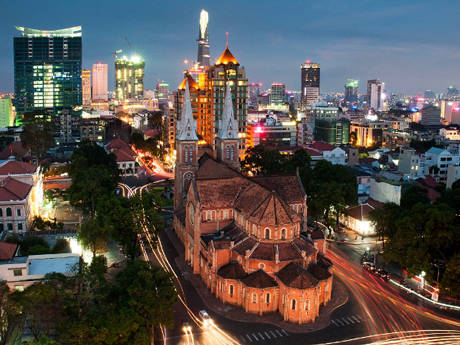 Tp. Hồ Chí Minh được cho là một điểm đến thú vị cho kỳ nghỉ cuối tuần