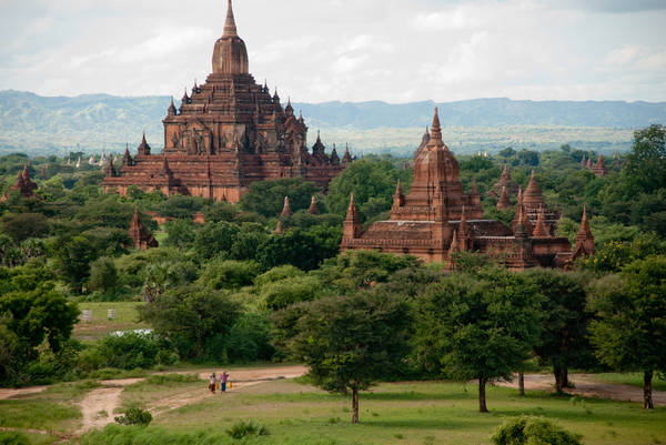 Du lich Myanmar - Chùa Pyathada ở Bagan