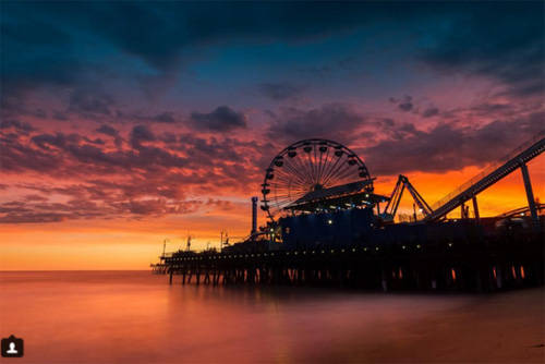 Công viên giải trí Santa Monica Pier, California, Mỹ.