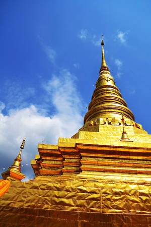 Chùa Chùa Wat Phra That Chae Haeng, Tỉnh Nan, Thái Lan.