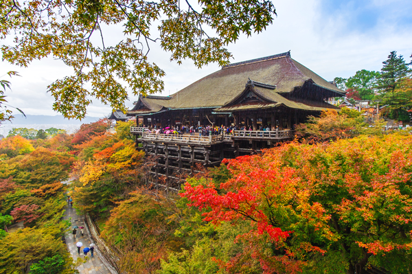 Kyoto thời điểm lúc mùa thu đang vào độ chín vàng. 
