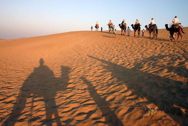 4. Cưỡi lạc đà băng qua sa mạc ở Rajasthan sẽ là một trải nghiệm khó quên đối với du khách. Ảnh: Flicka