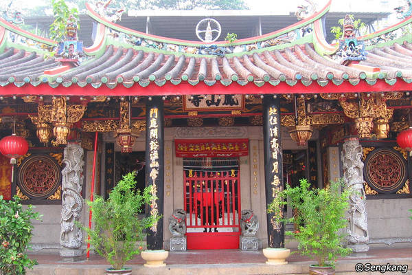 Chùa Hong San See do những người Phúc Kiến của dòng tộc Lam Ann xây dựng. Ảnh: Singapore-guide.com