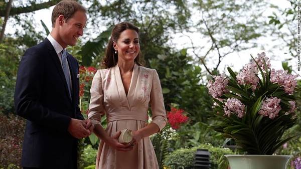 Hoàng tử William và Công nương Catherine đã tới thăm Vườn thực vật vào năm 2012 và được chào đón với một loại phong lan được đặt theo tên họ.