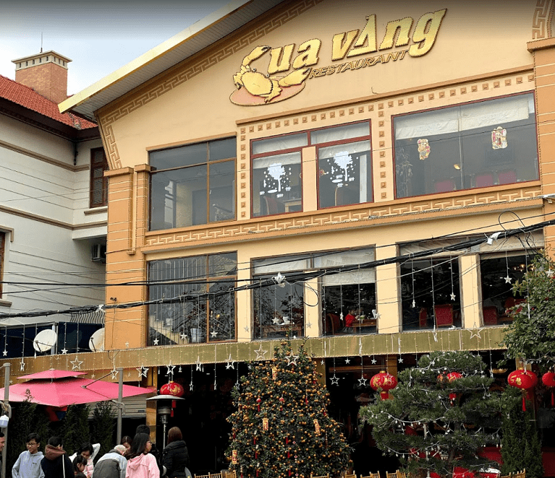 Nhà hàng ngon nổi tiếng ở Hạ Long. Địa điểm ăn uống Hạ Long. Nhà hàng Cua Vàng