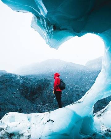  Mùa đông đã thực sự ghé thăm vườn quốc gia Kenai Fjords, khoác chiếc áo trắng sắc xanh lên khắp vạn vật. (Nguồn IG @namkcaps)
