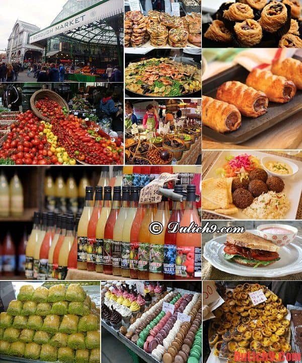 Borough Market - Khu chợ sầm uất và địa chỉ ăn uống giá rẻ ở London, Anh