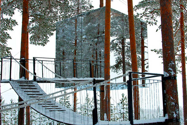 3. Khách sạn trên cây ở Thụy Điển