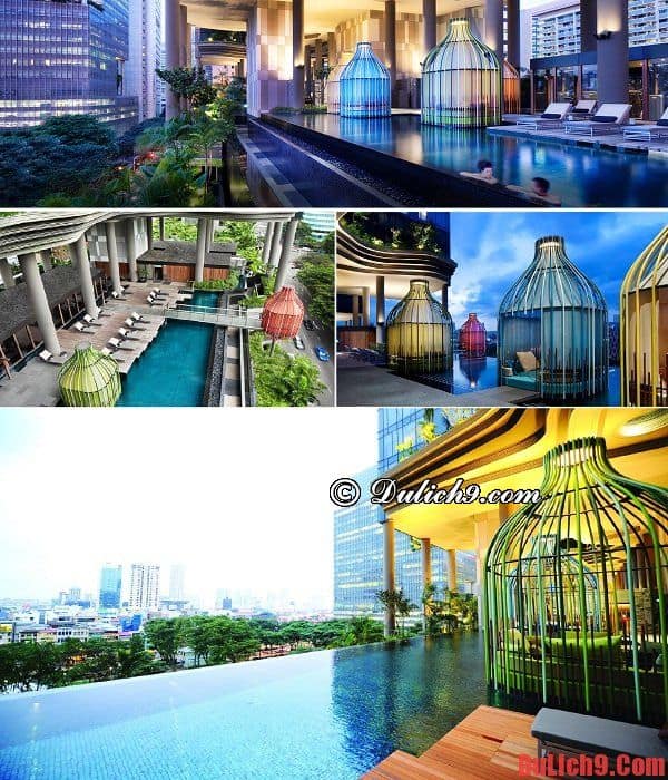 Khách sạn Singapore có hồ bơi lộ thiên độc đáo và lãng mạn nhất thế giới
