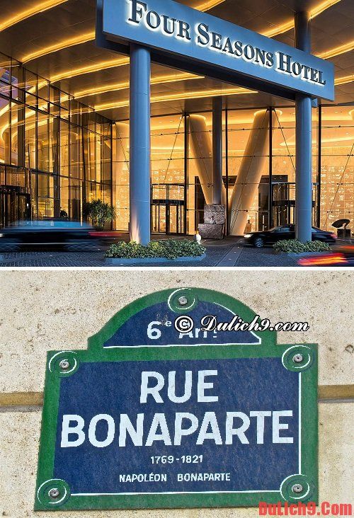 Chụp lại tên khách sạn và tên những con đường bạn đi qua là một trong những mẹo tránh là đường khi du lịch Paris cực hay
