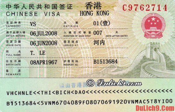 Cách tiết kiệm tiền xin visa du lịch Hồng Kông tự túc, giá rẻ