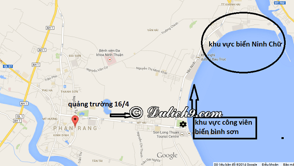 Cách di chuyển tới biển Ninh Chữ/ Phương tiện đi lại khi du lịch Ninh Chữ