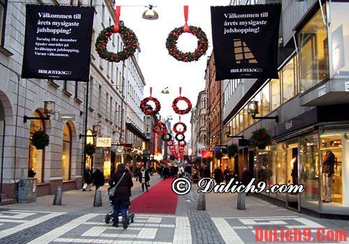 Địa điểm mua sắm khi du lịch Thụy Điển - Mua sắm ở đâu khi du lịch Thụy Điển?