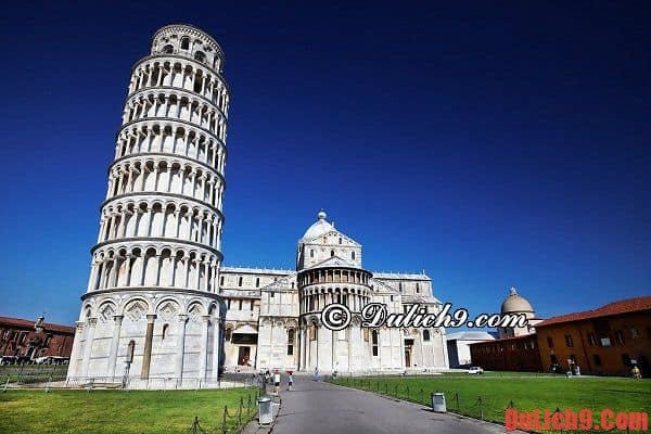 Tháp nghiêng Pisa - Địa danh tham quan du lịch nổi tiếng và độc đáo không thể bỏ lỡ khi du lịch Italia
