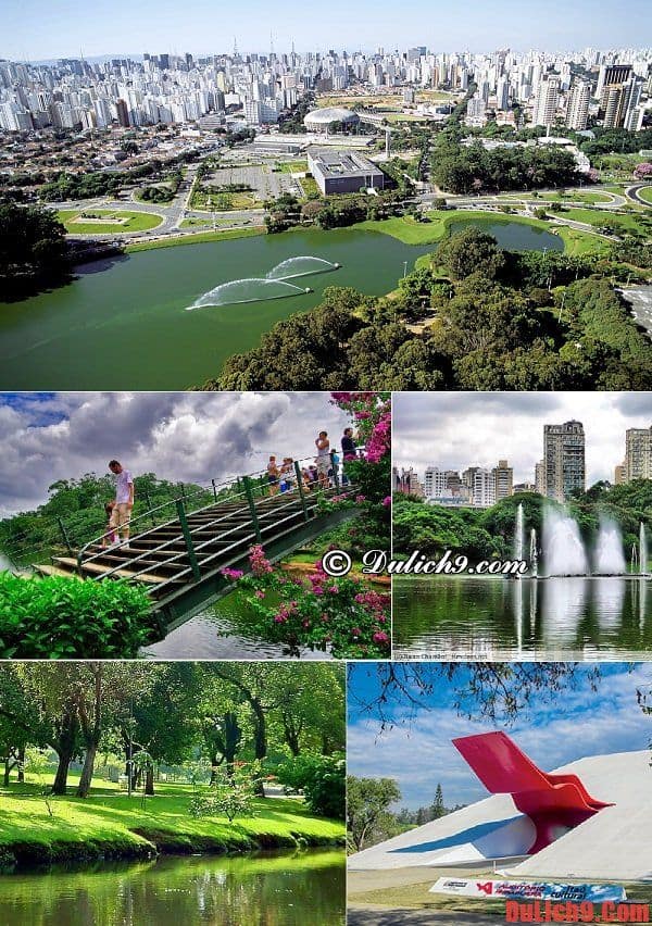 Công viên Ibirapuera - Địa điểm tham quan hấp dẫn nên đến một lần khi du lịch Sao Paulo
