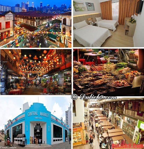 Chinatown - Địa chỉ lưu trú có nhiều khách sạn, nhà nghỉ và khu mua sắm, ăn uống ngon, bổ, rẻ không thể bỏ qua khi du lịch Kuala Lumpur giá rẻ và tiết kiệm